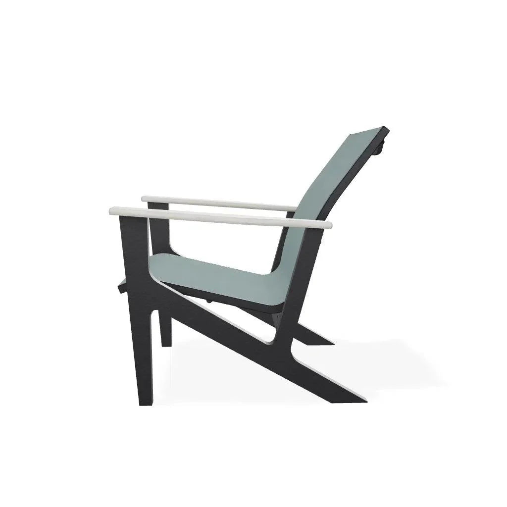 Wexler Sling Chat Height Polymer Arm Chair