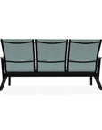 Wexler Sling Chat Three-Seat Sofa Polymer Arms