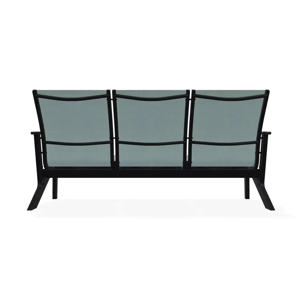 Wexler Sling Chat Three-Seat Sofa Polymer Arms