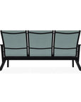 Wexler Sling Chat Three-Seat Sofa Polymer Arms