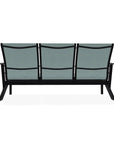 Wexler Sling Chat Three-Seat Sofa Polymer Arms