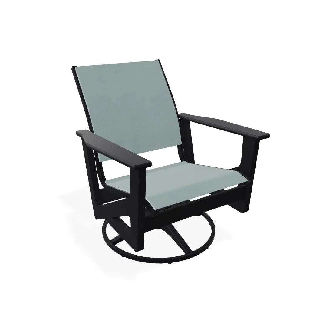Wexler Swivel Rocker Outdoor Lounge Chair-Outdoor Accent Chairs-Telescope-LOOMLAN
