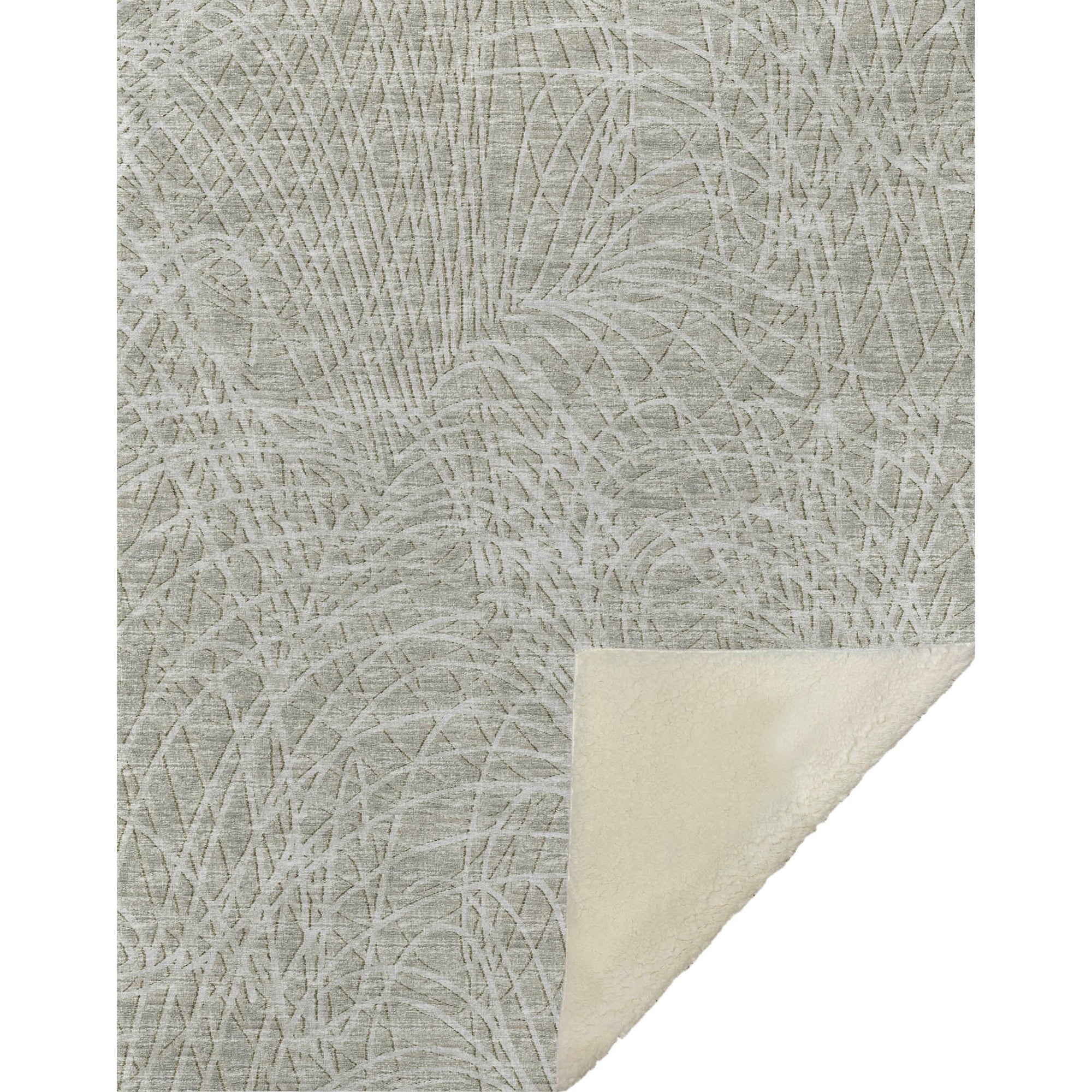 Addison Rugs Whimsical Flowy Lines 50" x 70" Throw Blanket