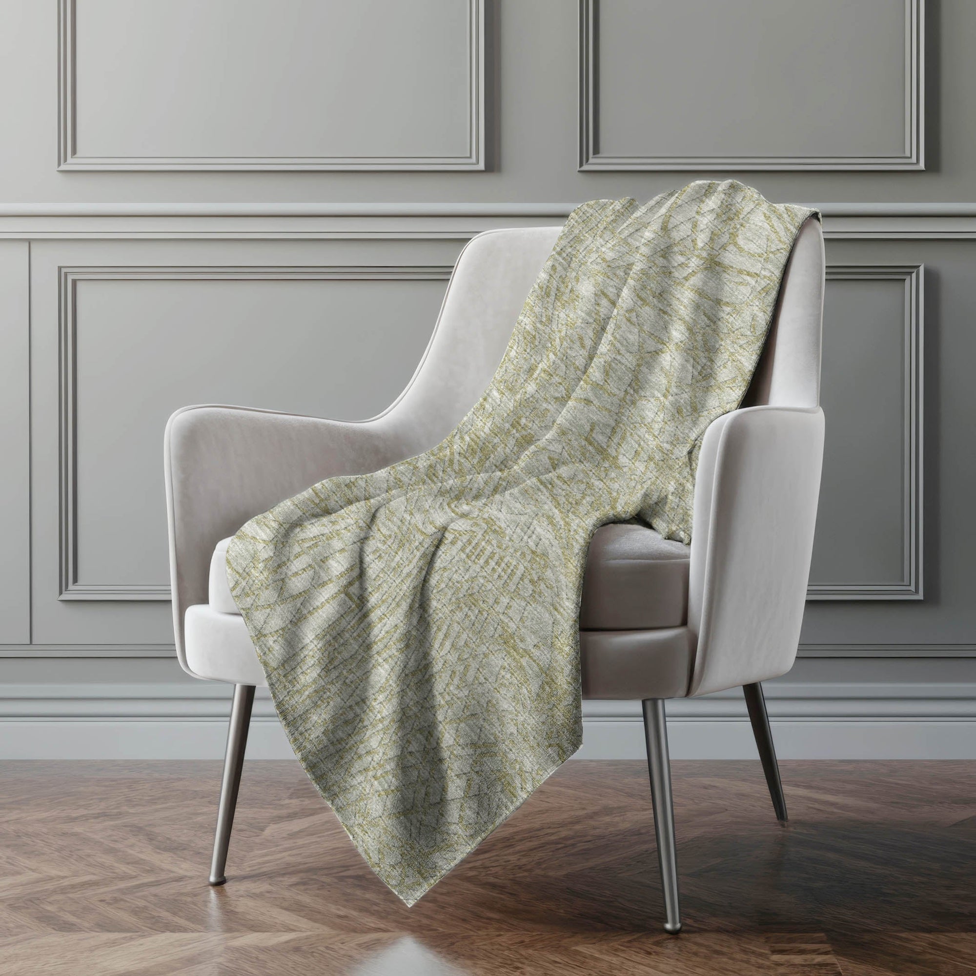 Addison Rugs Whimsical Flowy Lines 50" x 70" Throw Blanket