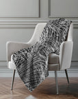 Whimsical Flowy Lines 50" x 70" Throw Blanket