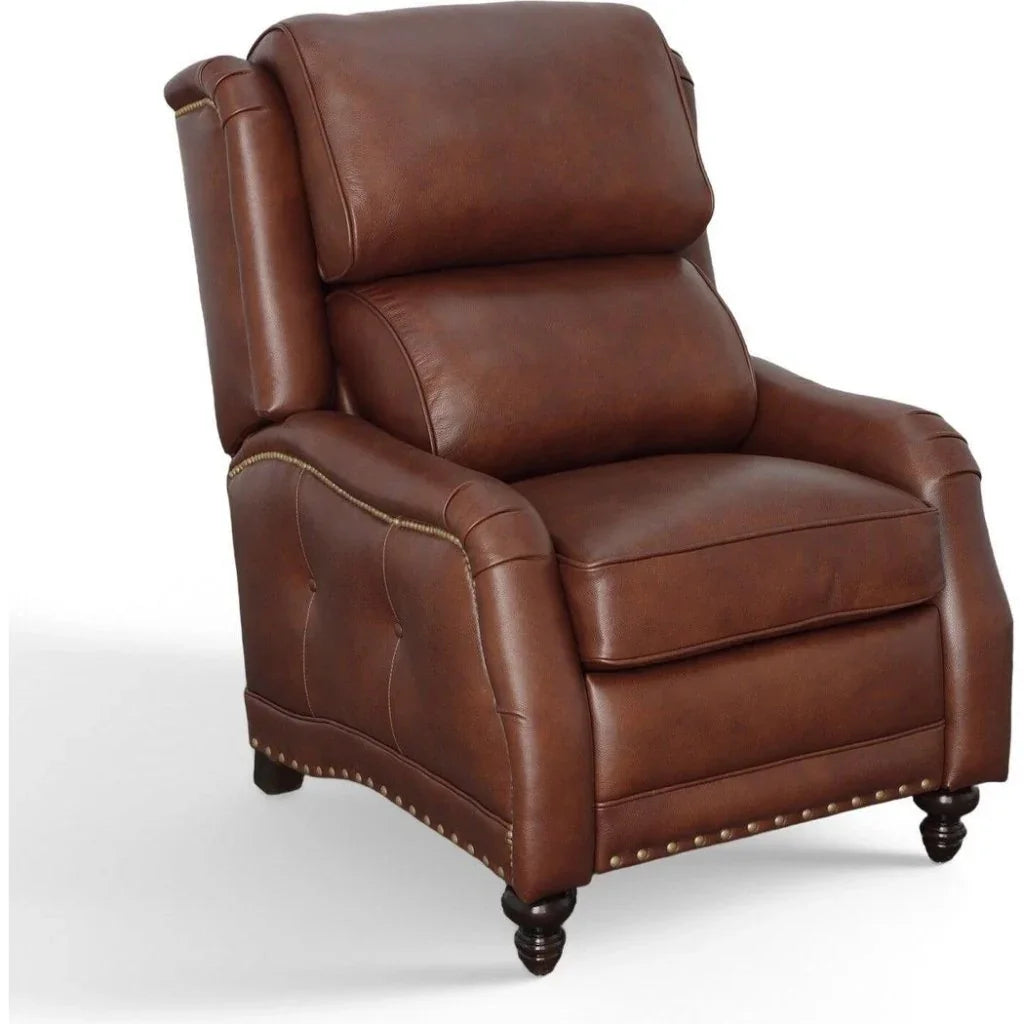 Williamsburg Burgundy Red Leather Sofa Made the USA -- view 14