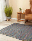Rhody Rug Woodstock Braided Square Reversible Outdoor Rugs