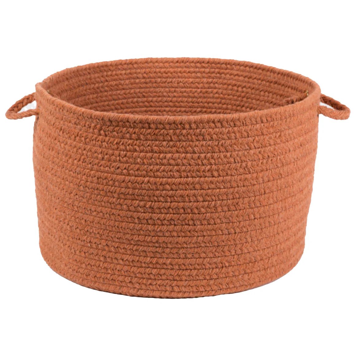 Wool Solids Braided Handmade Basket