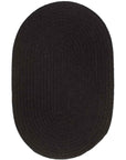 Rhody Rug Wool Solids Braided Oval Area Rugs