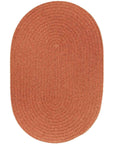 Rhody Rug Wool Solids Braided Oval Area Rugs