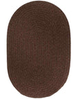 Rhody Rug Wool Solids Braided Oval Area Rugs