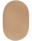 Rhody Rug Wool Solids Braided Oval Reversible Area Rugs