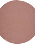 Rhody Rug Wool Solids Braided Round Reversible Area Rugs