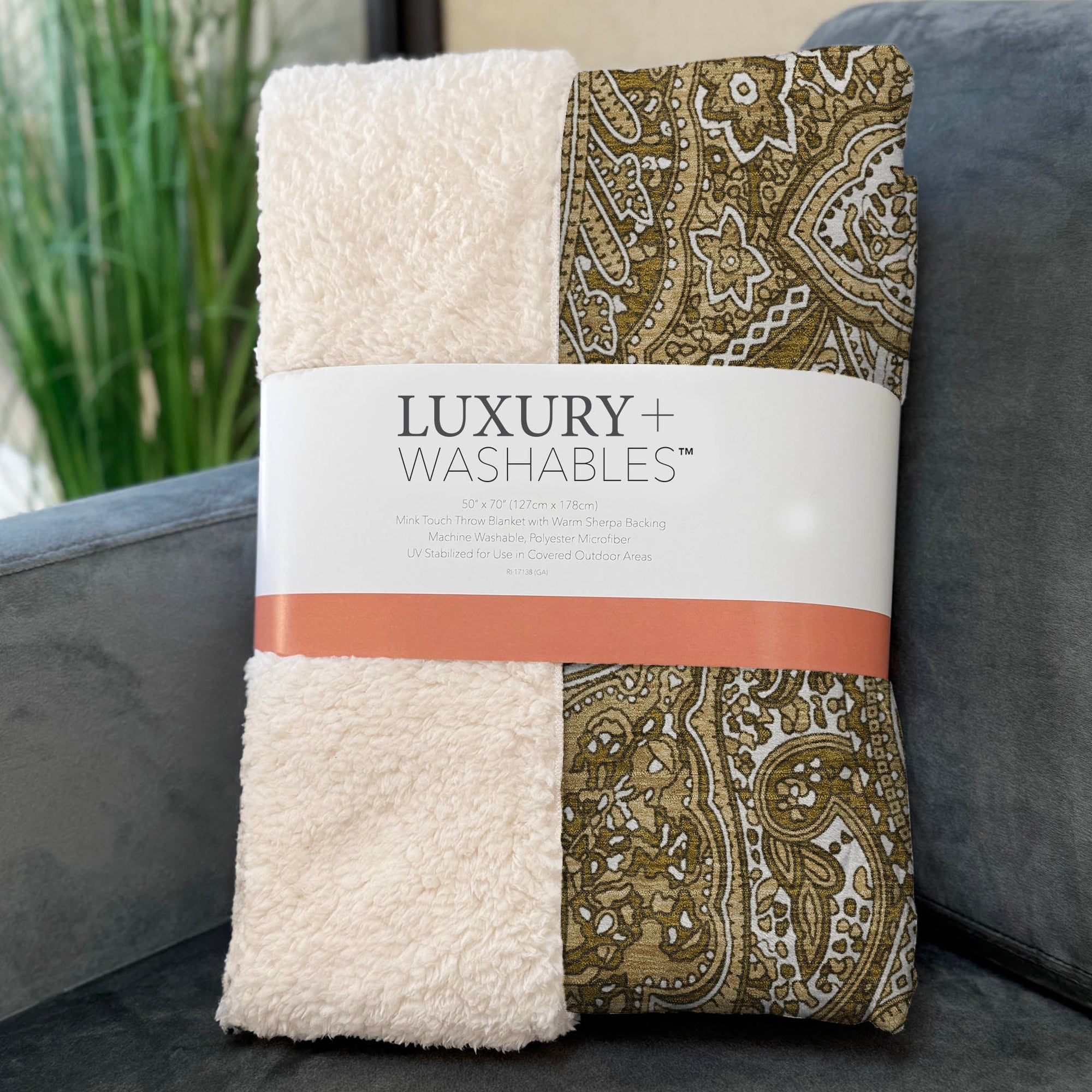 Addison Rugs Woven Blocks 50" x 70" Throw Blanket