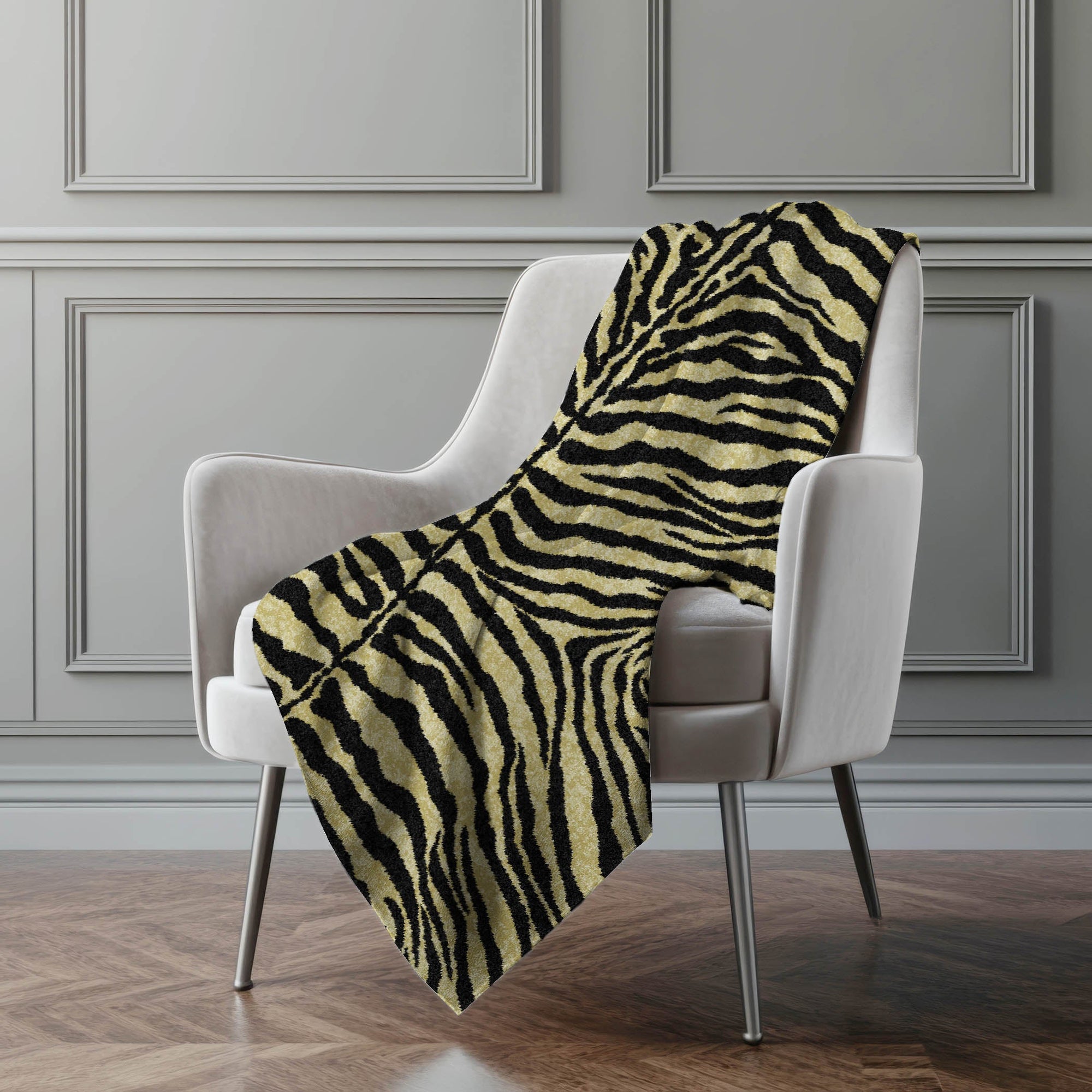 Addison Rugs Zebra 50" x 70" Throw Blanket