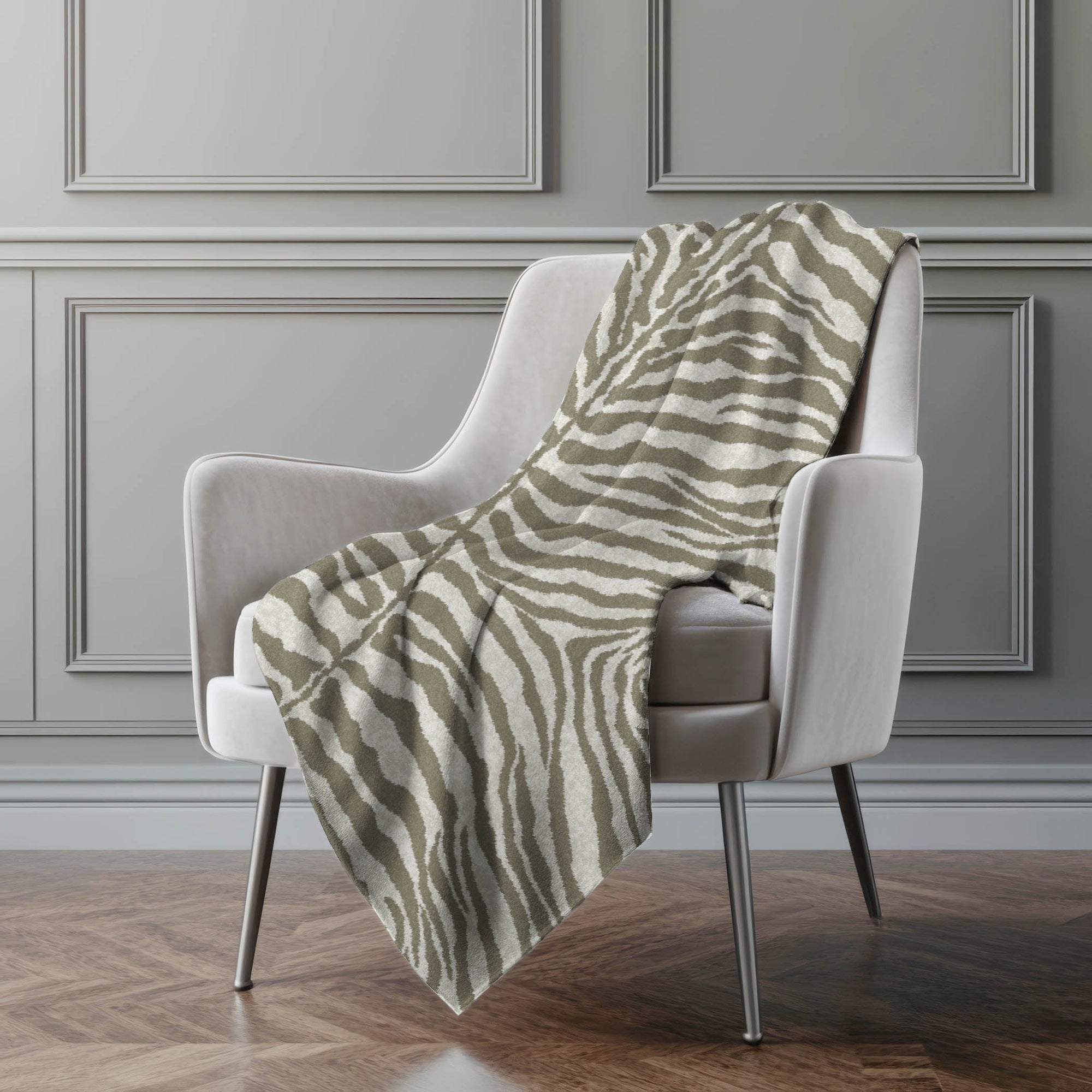 Addison Rugs Zebra 50" x 70" Throw Blanket