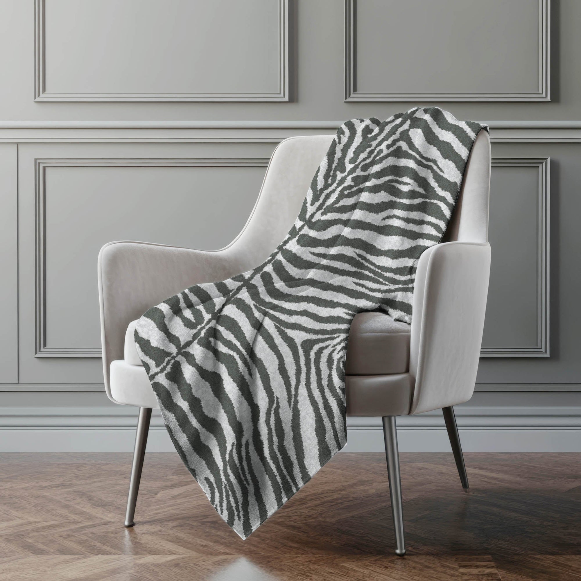 Addison Rugs Zebra 50" x 70" Throw Blanket