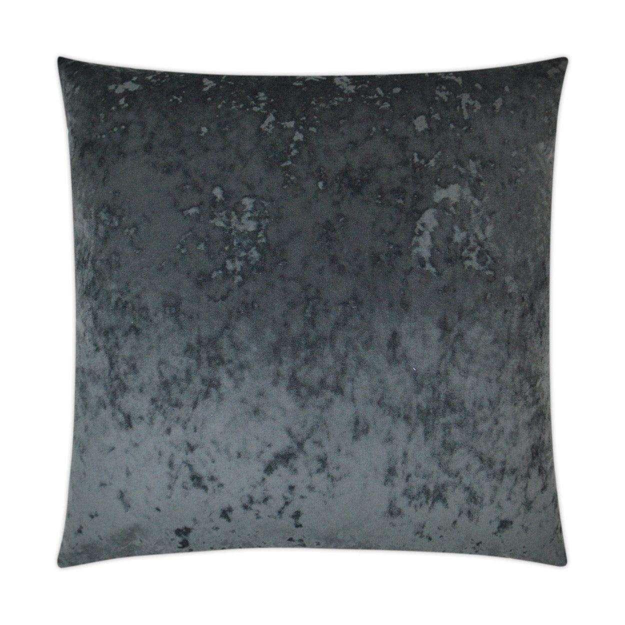 A La Mode Charcoal Solid Grey Large Throw Pillow With Insert - Uptown Sebastian