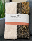 Dust Echo Brown Washable Indoor-Outdoor Rug