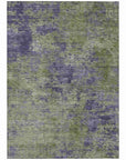 Acacina Green Washable Indoor - Outdoor Rug - LOOMLAN - LOOMLAN Rugs - Outdoor Rugs
