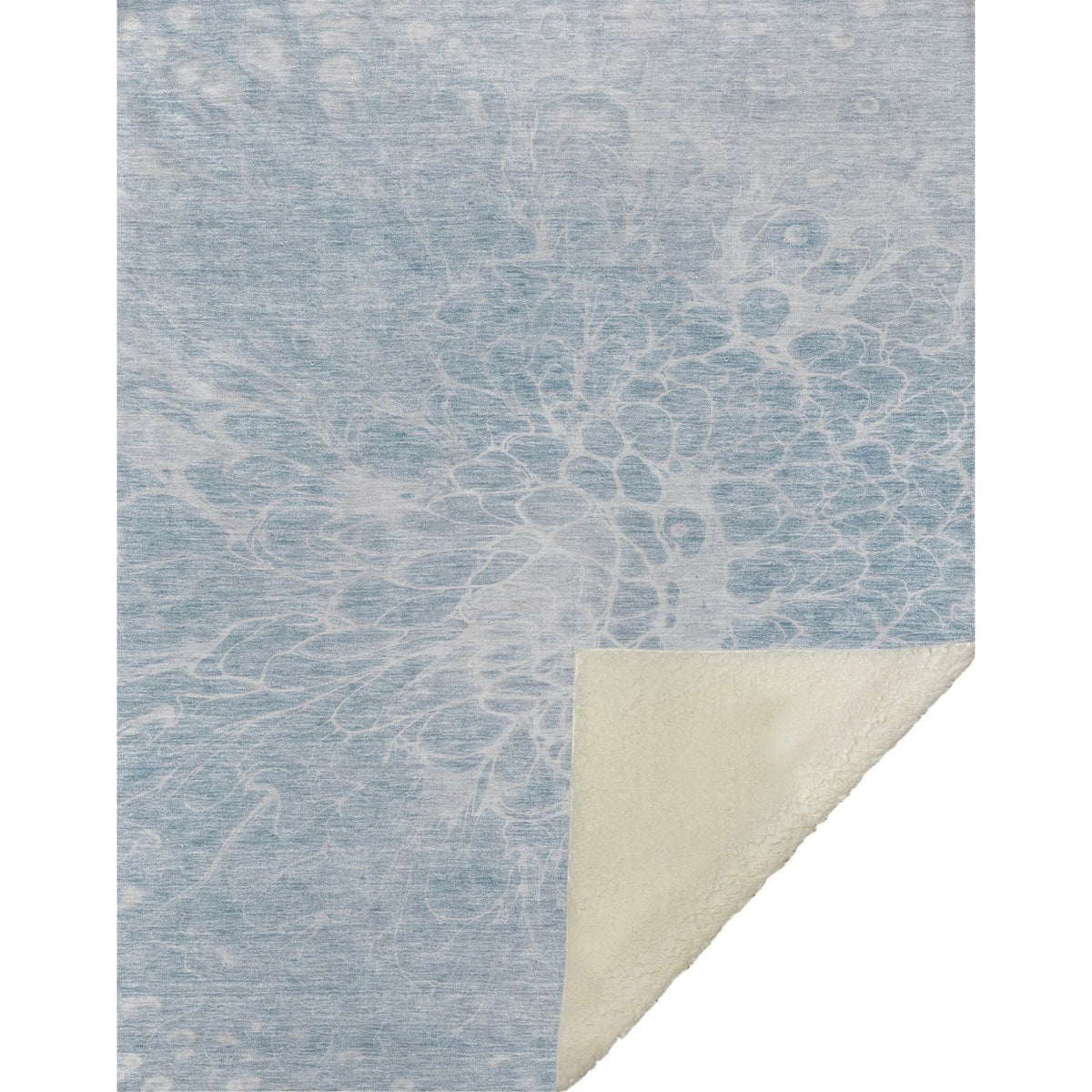 Fluid Drift Sky Washable Indoor-Outdoor Rug