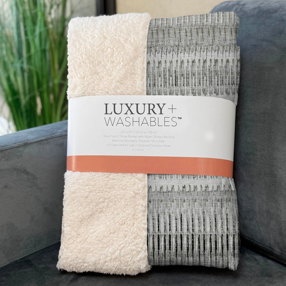 Hushed Ivory Washable Indoor-Outdoor Rug