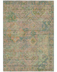 Aelain Green Washable Indoor - Outdoor Rug - LOOMLAN - LOOMLAN Rugs - Outdoor Rugs