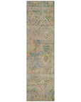 Aelain Green Washable Indoor - Outdoor Rug - LOOMLAN - LOOMLAN Rugs - Outdoor Rugs