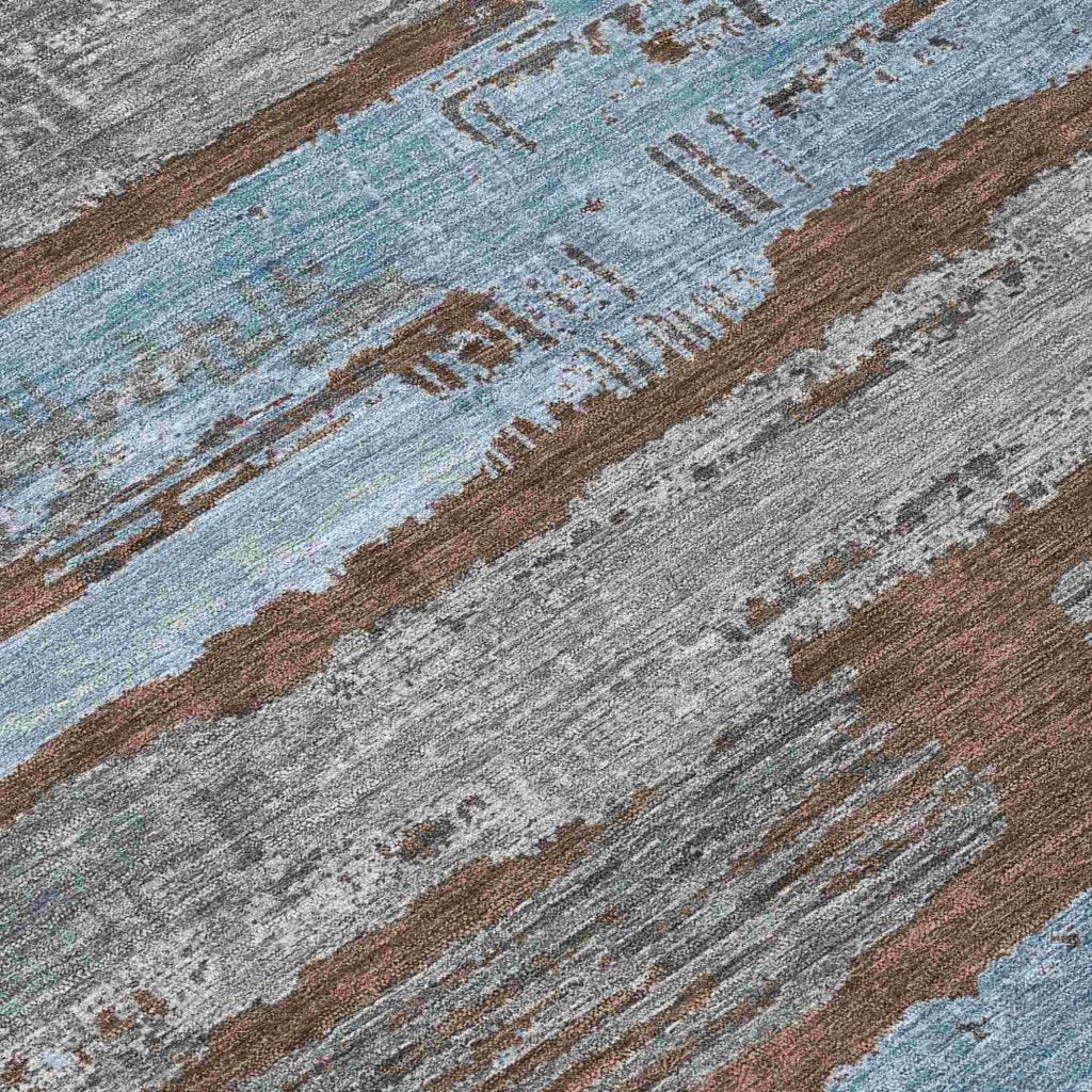 Aelaris Chocolate Washable Indoor - Outdoor Rug - LOOMLAN - LOOMLAN Rugs - Outdoor Rugs