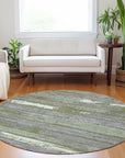 Aelaris Green Washable Indoor - Outdoor Rug - LOOMLAN - LOOMLAN Rugs - Outdoor Rugs