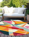 Aelas Ivory Washable Indoor - Outdoor Rug - LOOMLAN - LOOMLAN Rugs - Outdoor Rugs