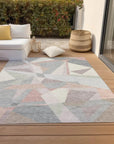 Aelas Pink Washable Indoor - Outdoor Rug - LOOMLAN - LOOMLAN Rugs - Outdoor Rugs