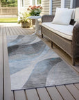 Aelien Blue Washable Indoor - Outdoor Rug - LOOMLAN - LOOMLAN Rugs - Outdoor Rugs