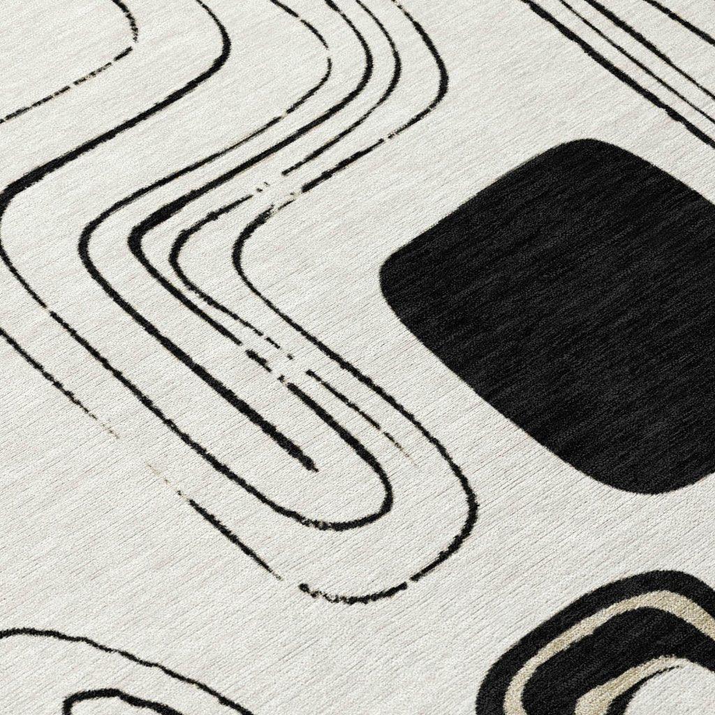 Aelira Ivory Washable Indoor - Outdoor Rug - LOOMLAN - LOOMLAN Rugs - Outdoor Rugs