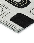 Aelira Ivory Washable Indoor - Outdoor Rug - LOOMLAN - LOOMLAN Rugs - Outdoor Rugs