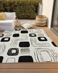 Aelira Ivory Washable Indoor - Outdoor Rug - LOOMLAN - LOOMLAN Rugs - Outdoor Rugs