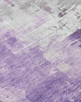 Aelon Purple Washable Indoor - Outdoor Rug - LOOMLAN - LOOMLAN Rugs - Outdoor Rugs