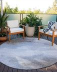 Aelora Blue Washable Indoor - Outdoor Rug - LOOMLAN - LOOMLAN Rugs - Outdoor Rugs