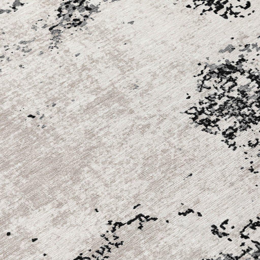 Aera Black Washable Indoor - Outdoor Rug - LOOMLAN - LOOMLAN Rugs - Outdoor Rugs