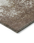Aera Brown Washable Indoor - Outdoor Rug - LOOMLAN - LOOMLAN Rugs - Outdoor Rugs