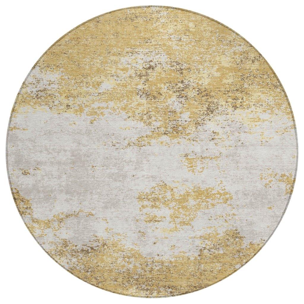 Aera Gold Washable Indoor - Outdoor Rug - LOOMLAN - LOOMLAN Rugs - Outdoor Rugs