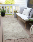 Aera Ivory Washable Indoor - Outdoor Rug - LOOMLAN - LOOMLAN Rugs - Outdoor Rugs