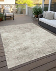 Aera Ivory Washable Indoor - Outdoor Rug - LOOMLAN - LOOMLAN Rugs - Outdoor Rugs