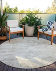 Aera Ivory Washable Indoor - Outdoor Rug - LOOMLAN - LOOMLAN Rugs - Outdoor Rugs