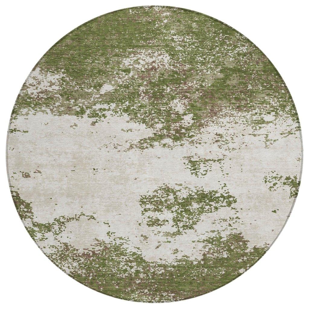 Aera Olive Washable Indoor - Outdoor Rug - LOOMLAN - LOOMLAN Rugs - Outdoor Rugs