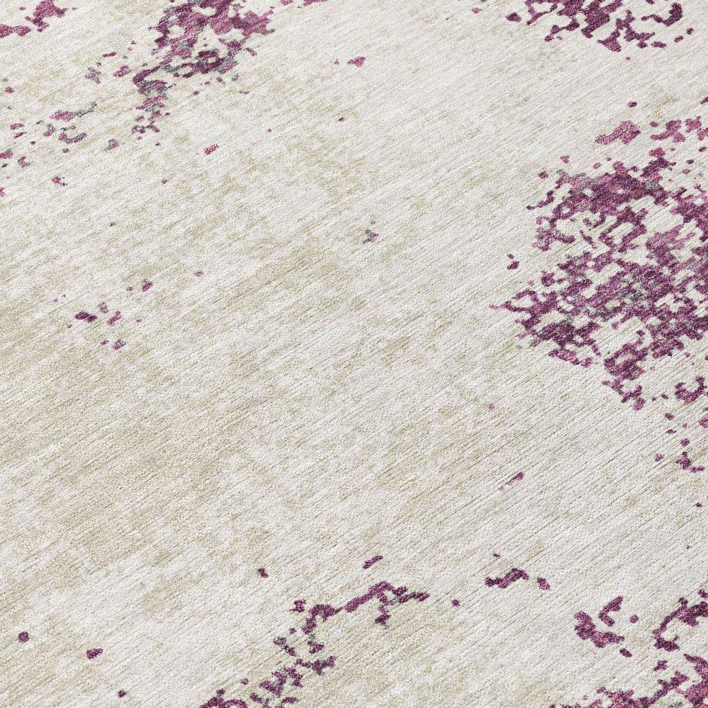 Aera Purple Washable Indoor - Outdoor Rug - LOOMLAN - LOOMLAN Rugs - Outdoor Rugs