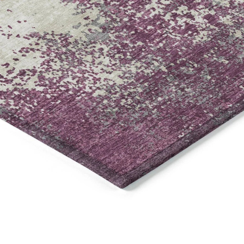 Aera Purple Washable Indoor - Outdoor Rug - LOOMLAN - LOOMLAN Rugs - Outdoor Rugs