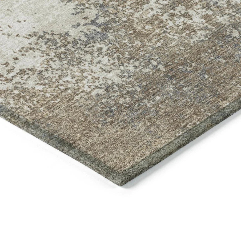 Aera Taupe Washable Indoor - Outdoor Rug - LOOMLAN - LOOMLAN Rugs - Outdoor Rugs