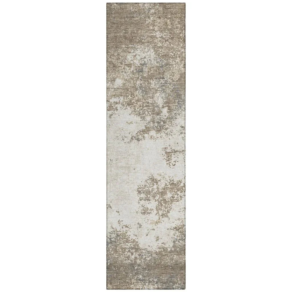 Aera Taupe Washable Indoor - Outdoor Rug - LOOMLAN - LOOMLAN Rugs - Outdoor Rugs