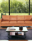 Aero Top Grain 4 Seat Leather Sofa Custom Made to Order - Uptown Sebastian